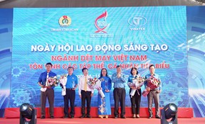 May 10 dẫn đầu Ngày hội Lao động sáng tạo ngành Dệt May Việt Nam lần thứ III